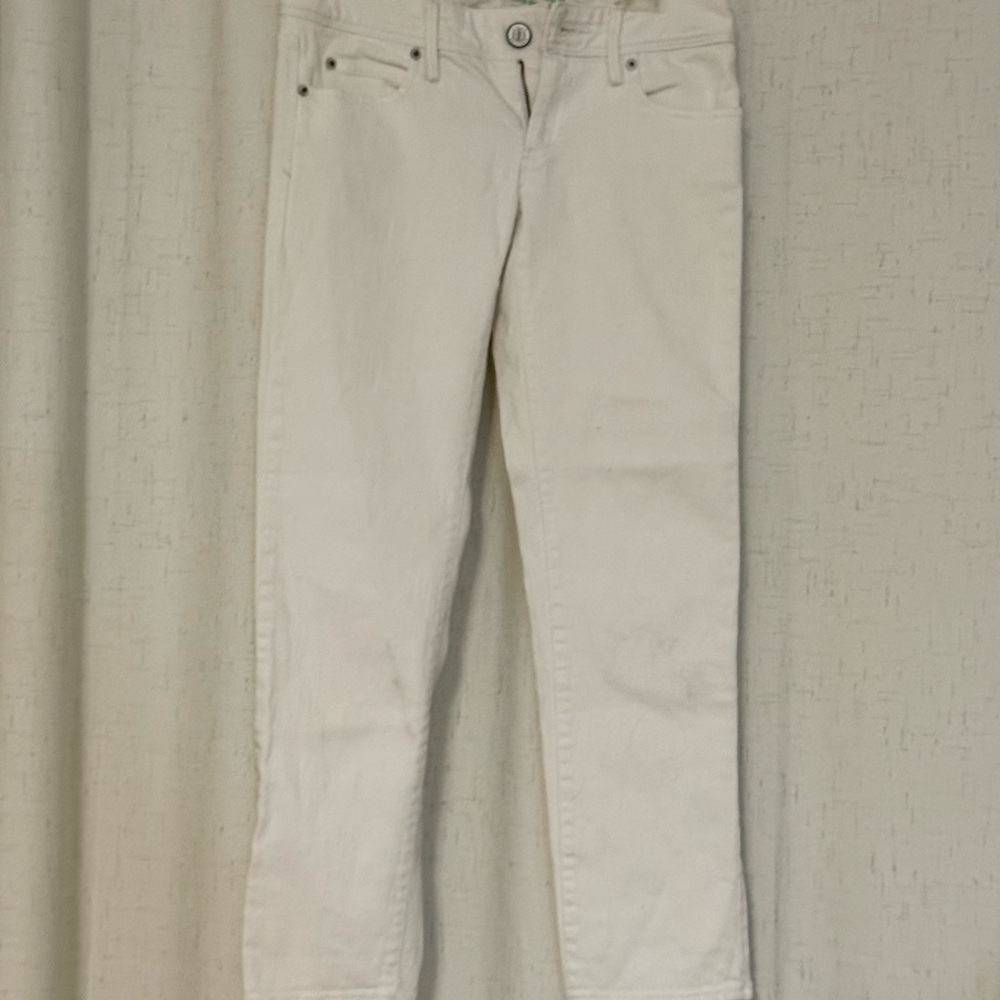 Lilly Pulitzer White Ankle Jeans